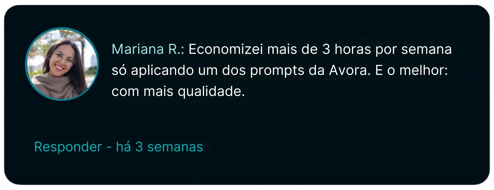 Comentário de Mariana R. sobre o JuriPrompt