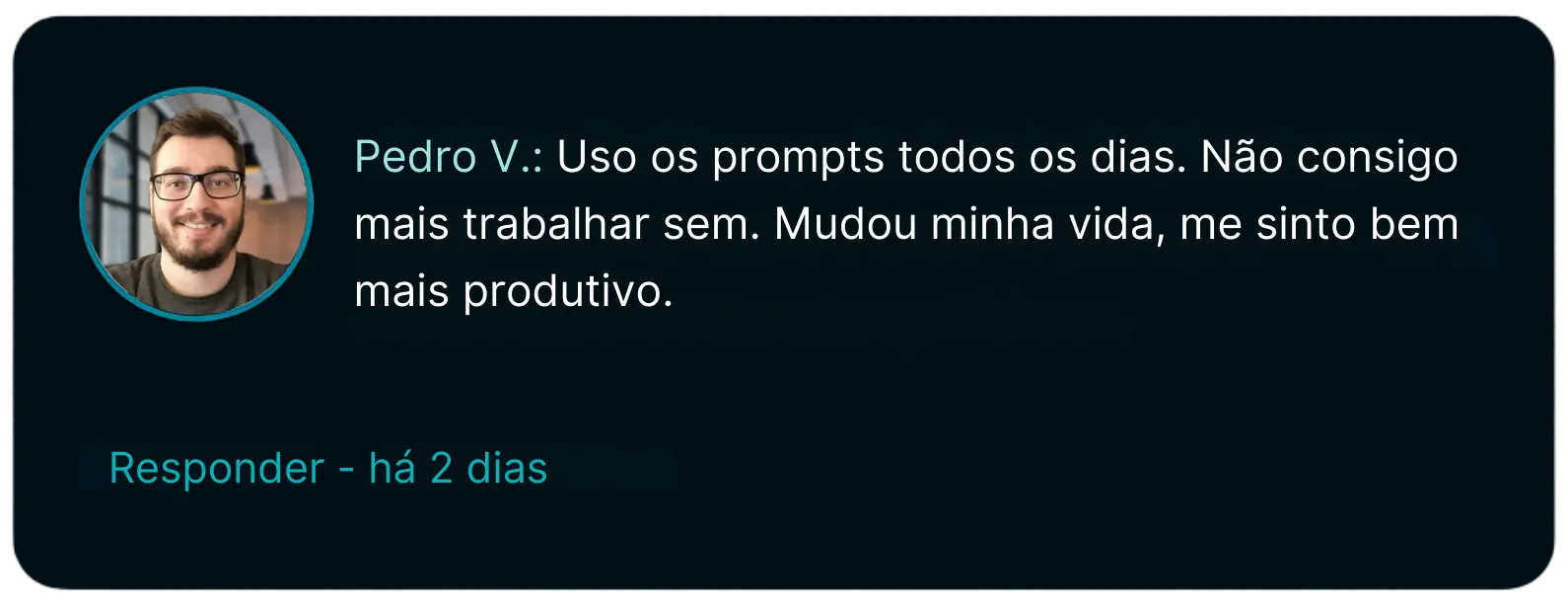 Comentário de Pedro V. sobre o JuriPrompt
