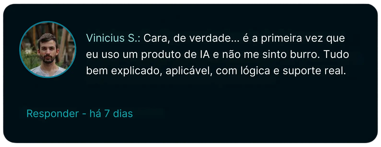 Comentário de Vinicius S. sobre o JuriPrompt